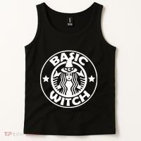 Basic Witch Parody Funny Halloween Tank Top thumb 2