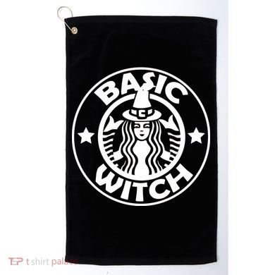 Basic Witch Parody Funny Halloween Golf Towel