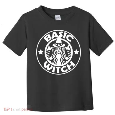 Basic Witch Parody Funny Halloween Toddler T-Shirt