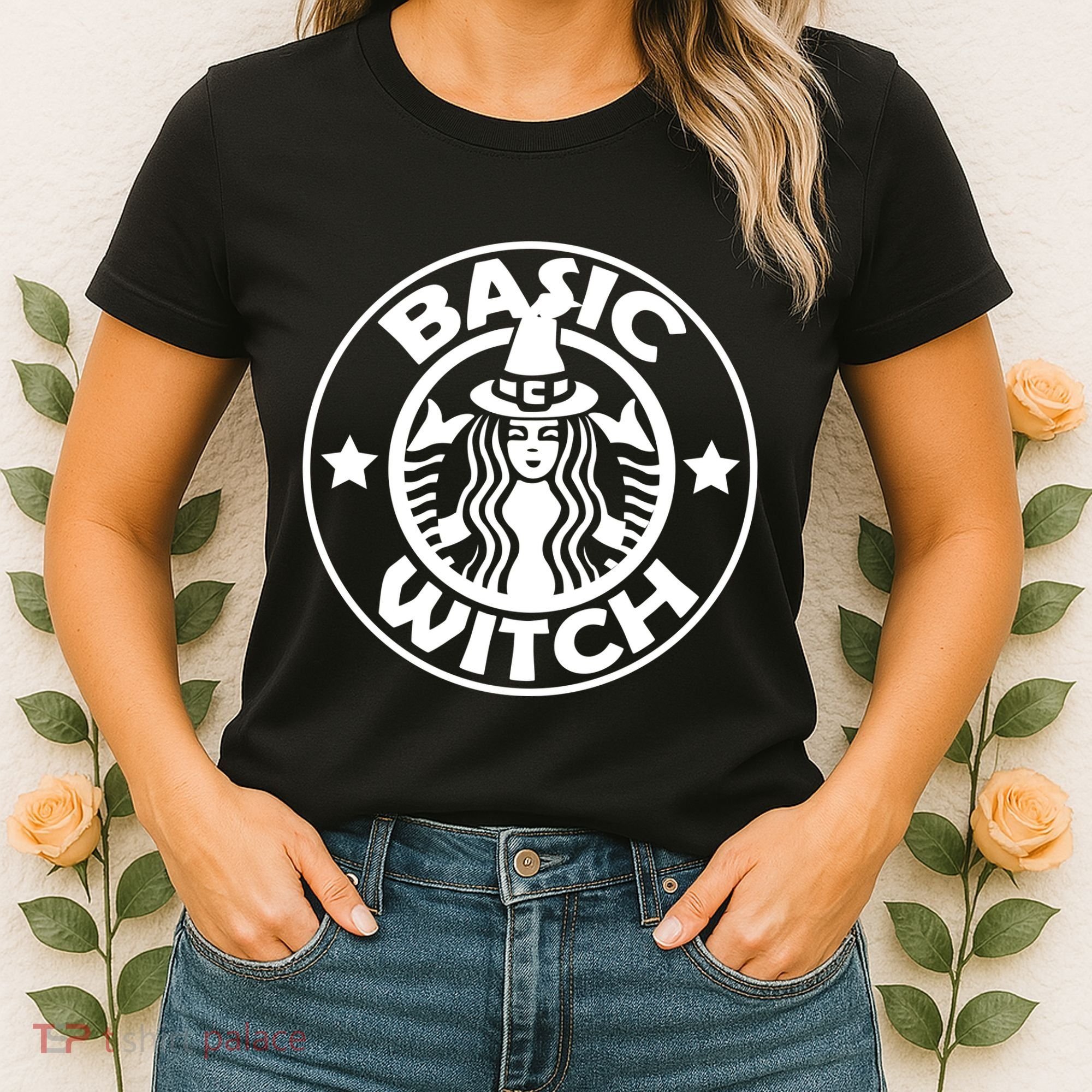 Basic Witch Parody Funny Halloween Women's T-Shirt