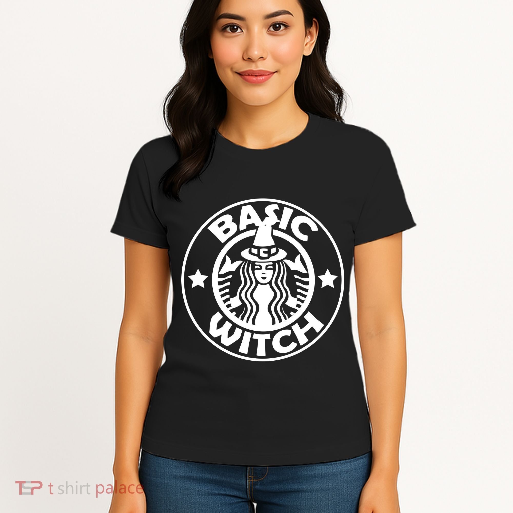 Basic Witch Parody Funny Halloween Women's T-Shirt