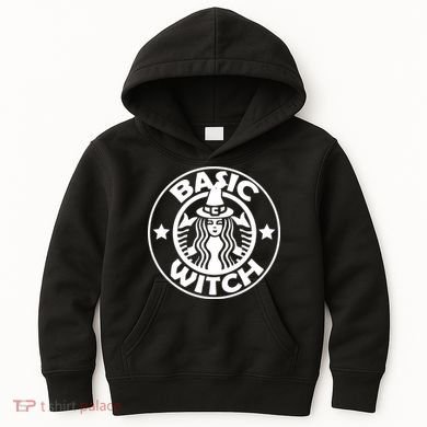 Basic Witch Parody Funny Halloween Kids Hoodie
