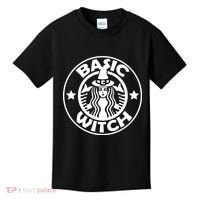 Basic Witch Parody Funny Halloween Kids T-Shirt thumb 0
