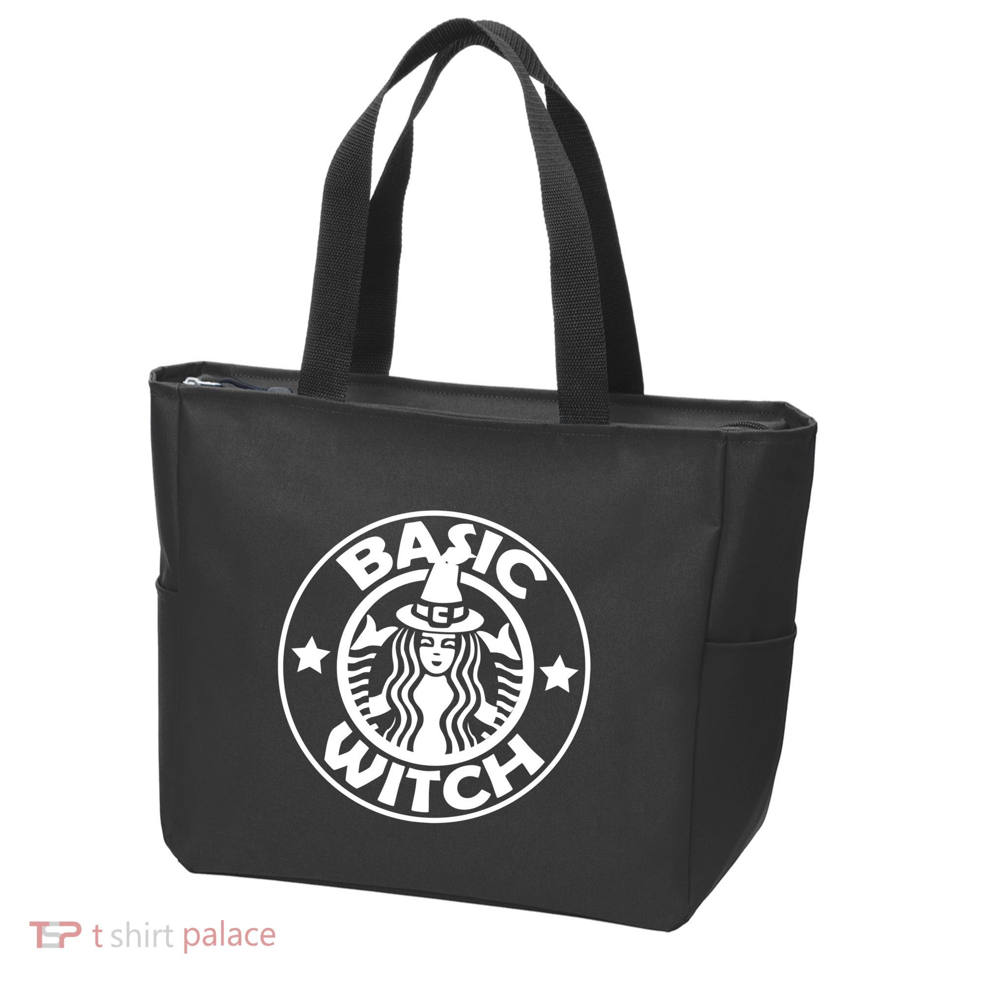 Basic Witch Parody Funny Halloween Tote Bag