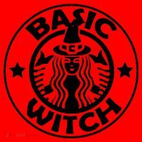 Basic Witch Parody Funny Halloween Santa Hat thumb 1