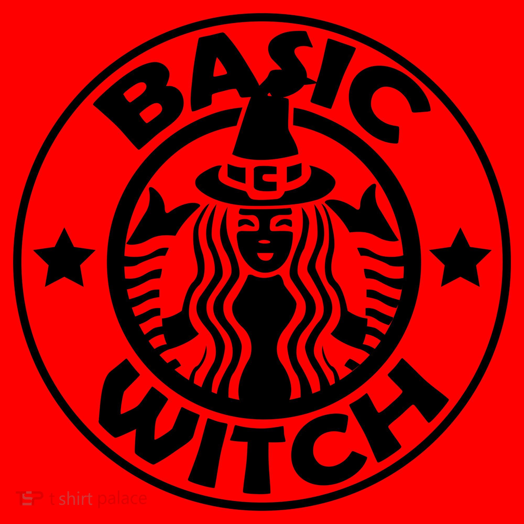Basic Witch Parody Funny Halloween Santa Hat