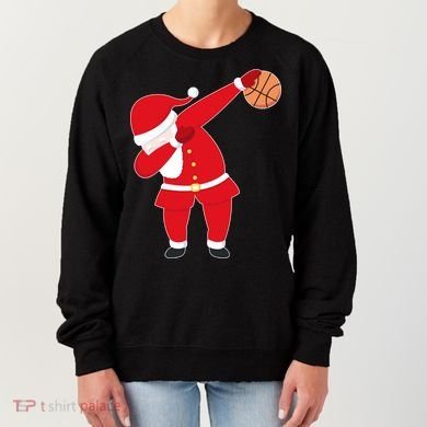 Basketball Dabbing Santa Women's Sweatshirt