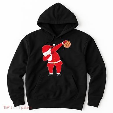 Basketball Dabbing Santa Hoodie