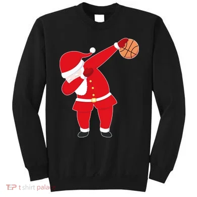Basketball Dabbing Santa Sweatshirt
