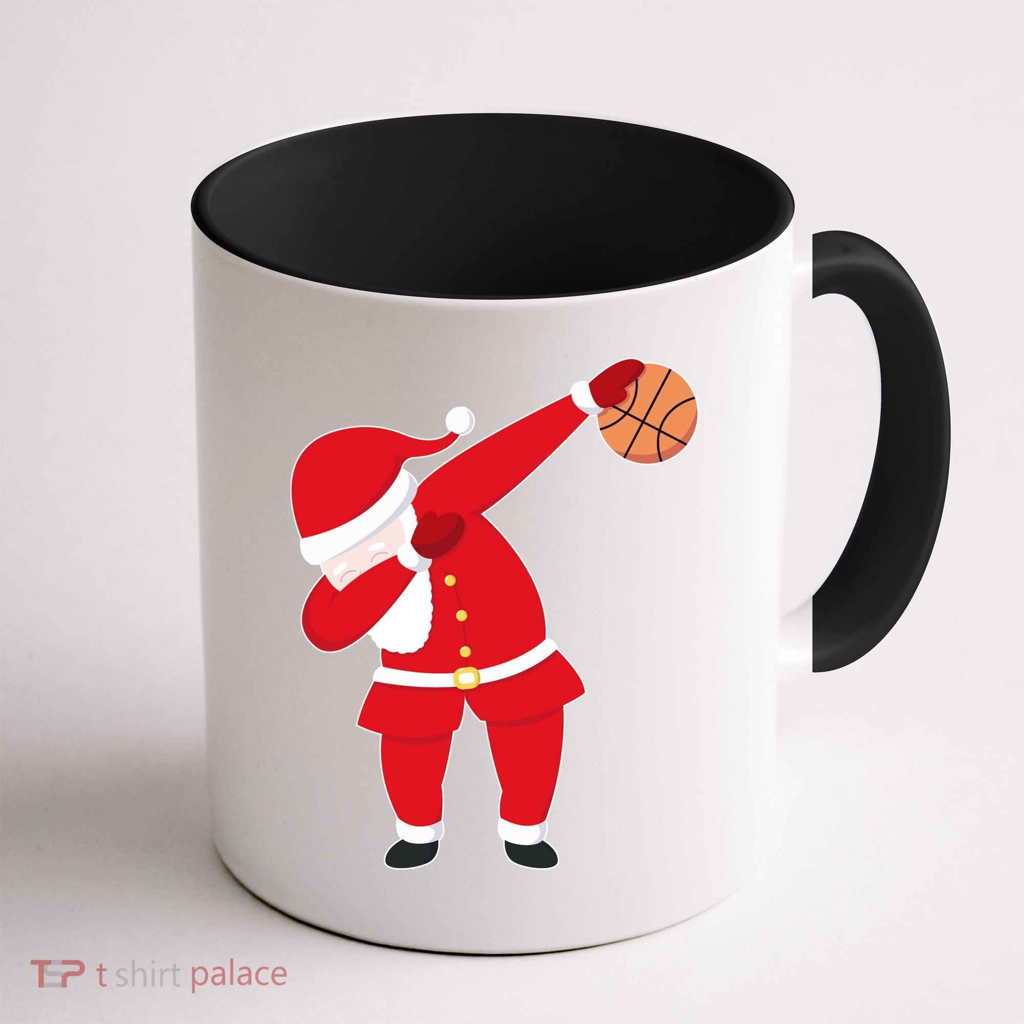 Basketball Dabbing Santa Coffee Mug