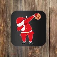 Basketball Dabbing Santa Coaster thumb 0