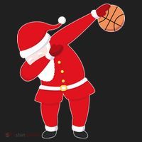 Basketball Dabbing Santa Tumbler thumb 3