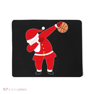 Basketball Dabbing Santa Mousepad
