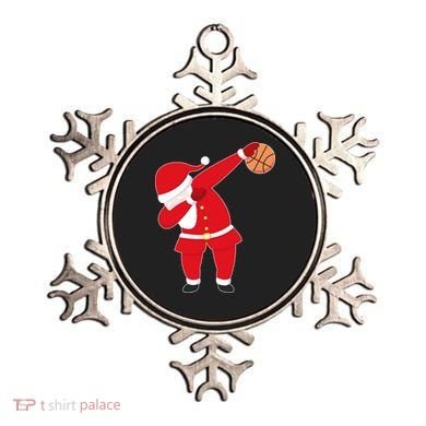 Basketball Dabbing Santa Ornament