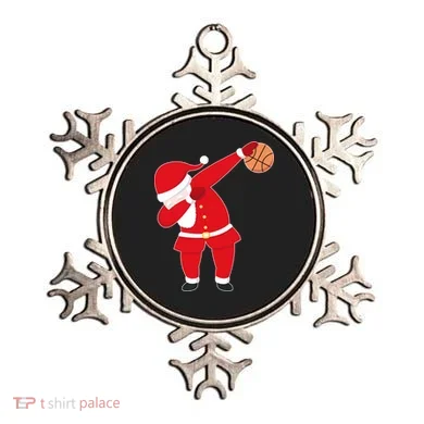 Basketball Dabbing Santa Ornament