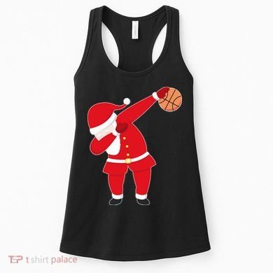 Basketball Dabbing Santa Women's Tank Top