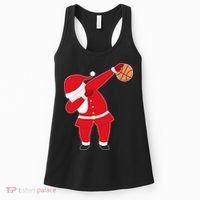 Basketball Dabbing Santa Women's Tank Top thumb 0