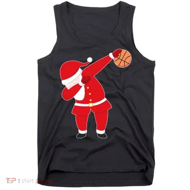 Basketball Dabbing Santa Tank Top