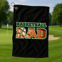 Basketball Dad Golf Towel thumb 1