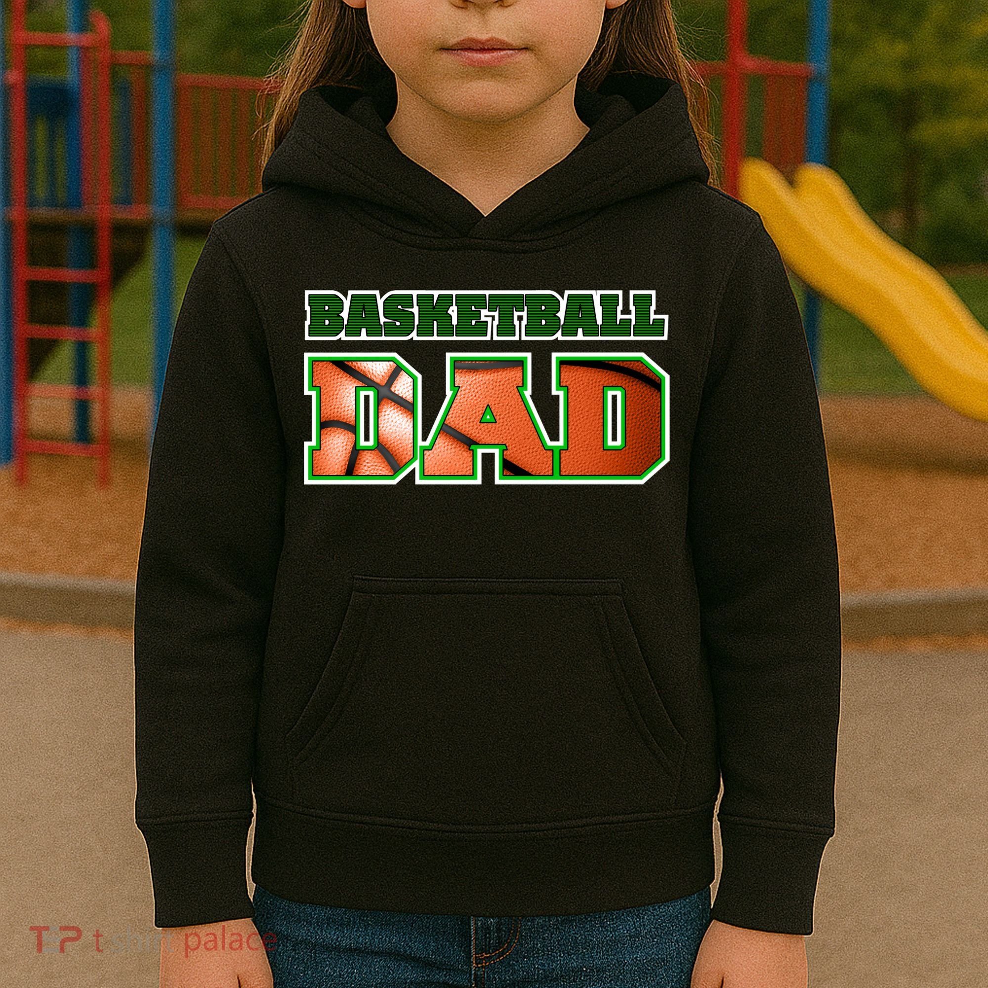 Basketball Dad Kids Hoodie