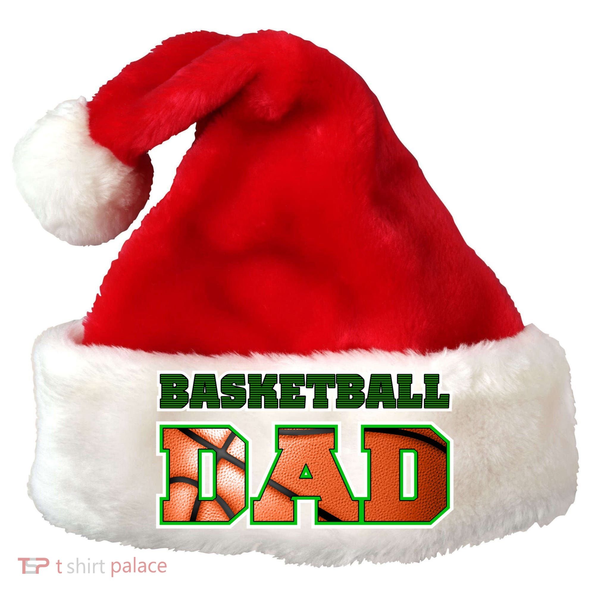 Basketball Dad Santa Hat