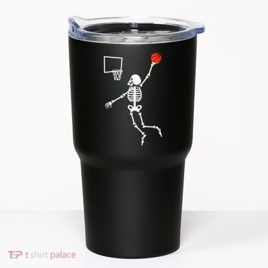 Basketball Dunking Skeleton Tumbler