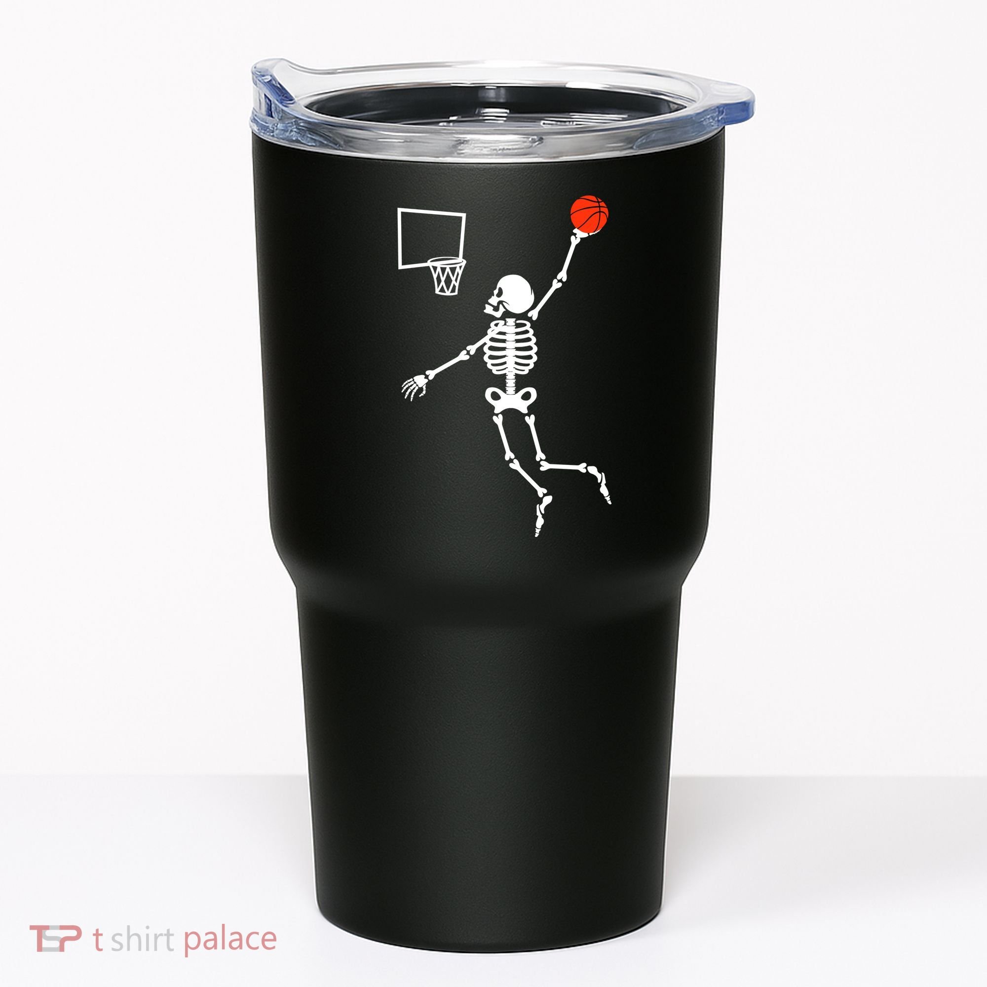 Basketball Dunking Skeleton Tumbler