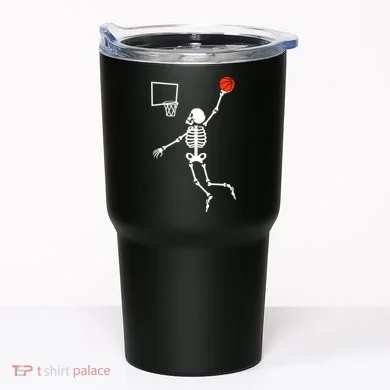 Basketball Dunking Skeleton Tumbler