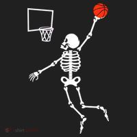 Basketball Dunking Skeleton Tumbler thumb 3