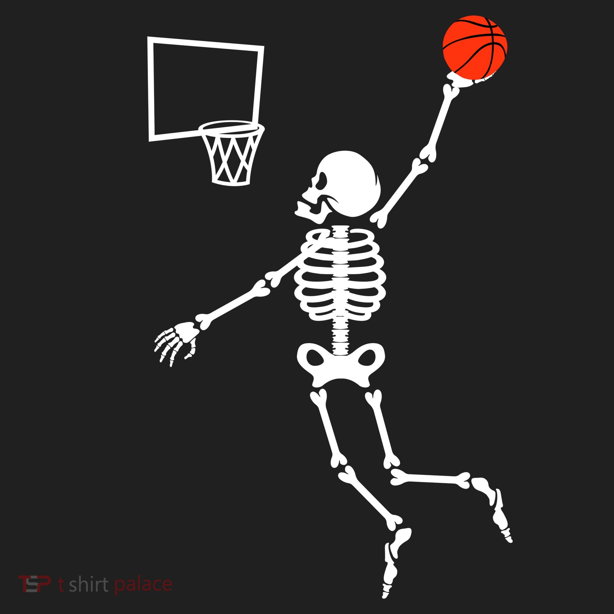 Basketball Dunking Skeleton Tumbler