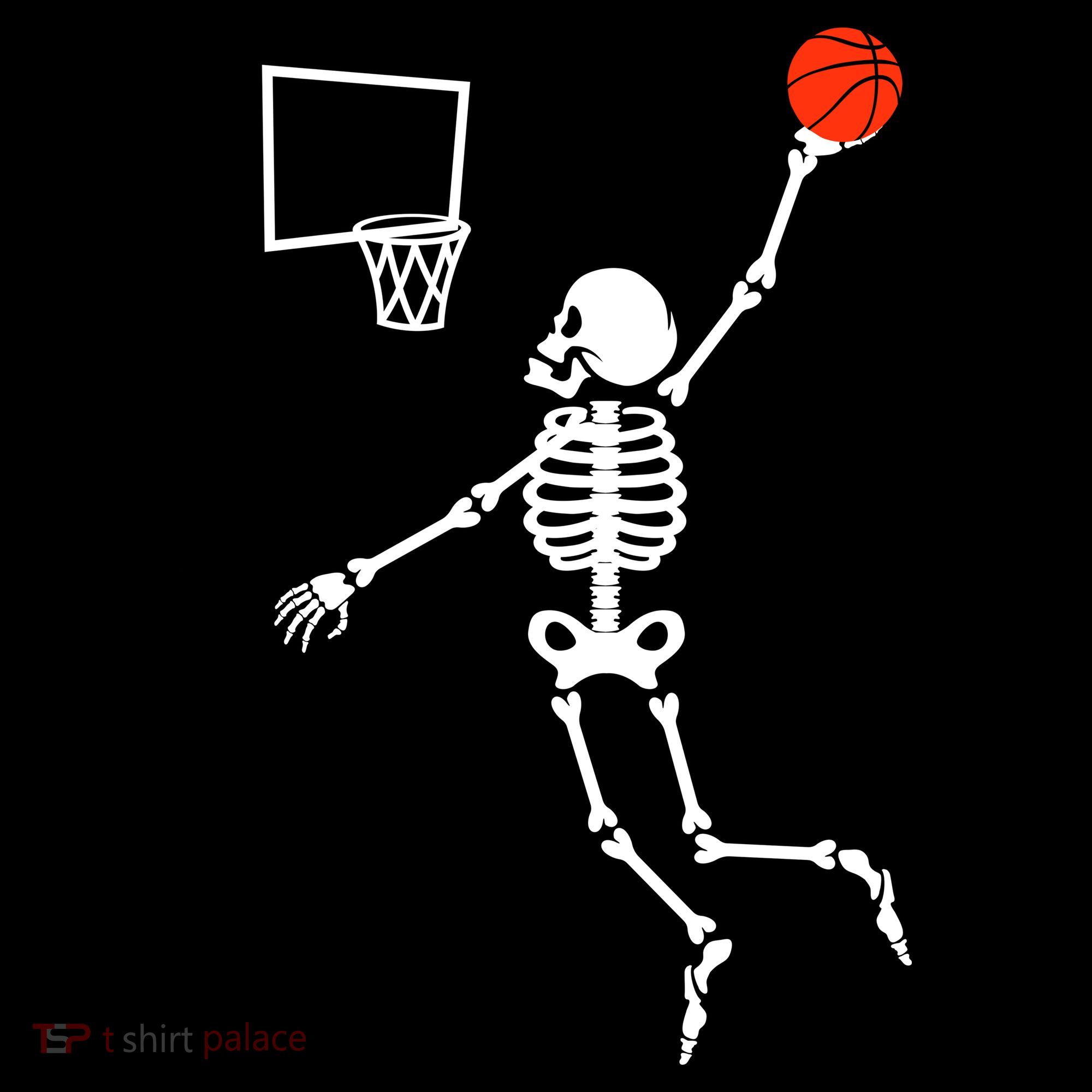 Basketball Dunking Skeleton Ornament