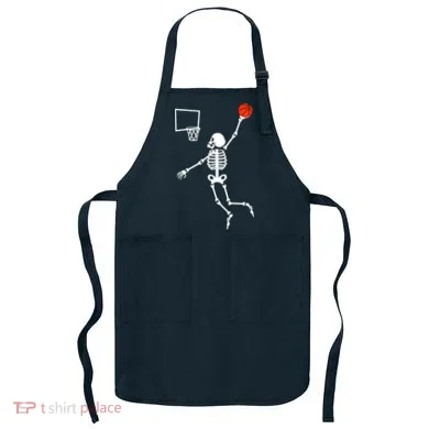 Basketball Dunking Skeleton Apron