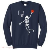 Basketball Dunking Skeleton Sweatshirt thumb 0