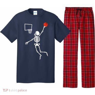 Basketball Dunking Skeleton Pajama Set
