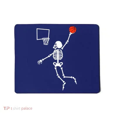 Basketball Dunking Skeleton Mousepad