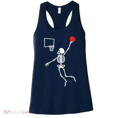Basketball Dunking Skeleton Women's Tank Top
