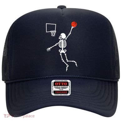 Basketball Dunking Skeleton Hat