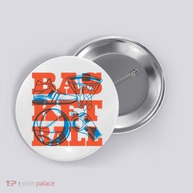 Basketball Equipment Button