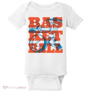 Basketball Equipment Baby Bodysuit