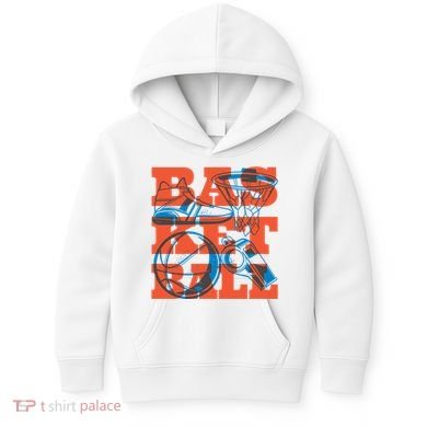 Basketball Equipment Kids Hoodie