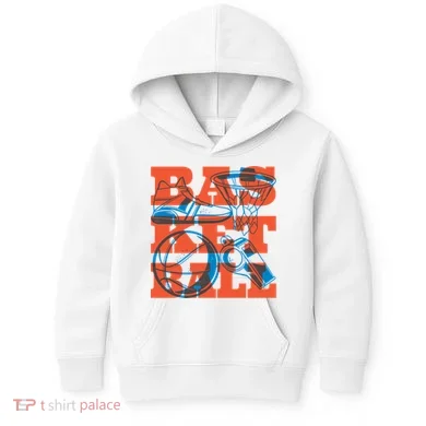 Basketball Equipment Kids Hoodie
