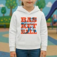 Basketball Equipment Kids Hoodie thumb 3