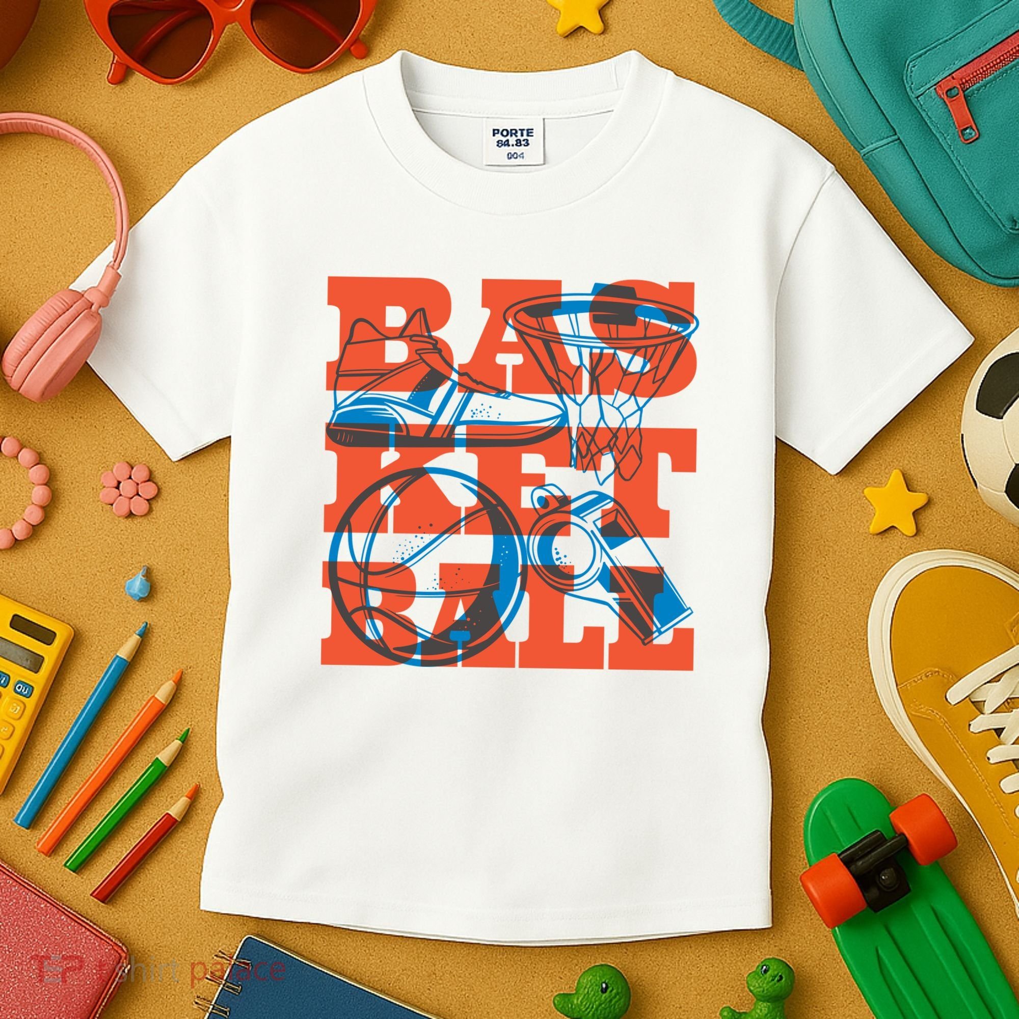 Basketball Equipment Kids T-Shirt