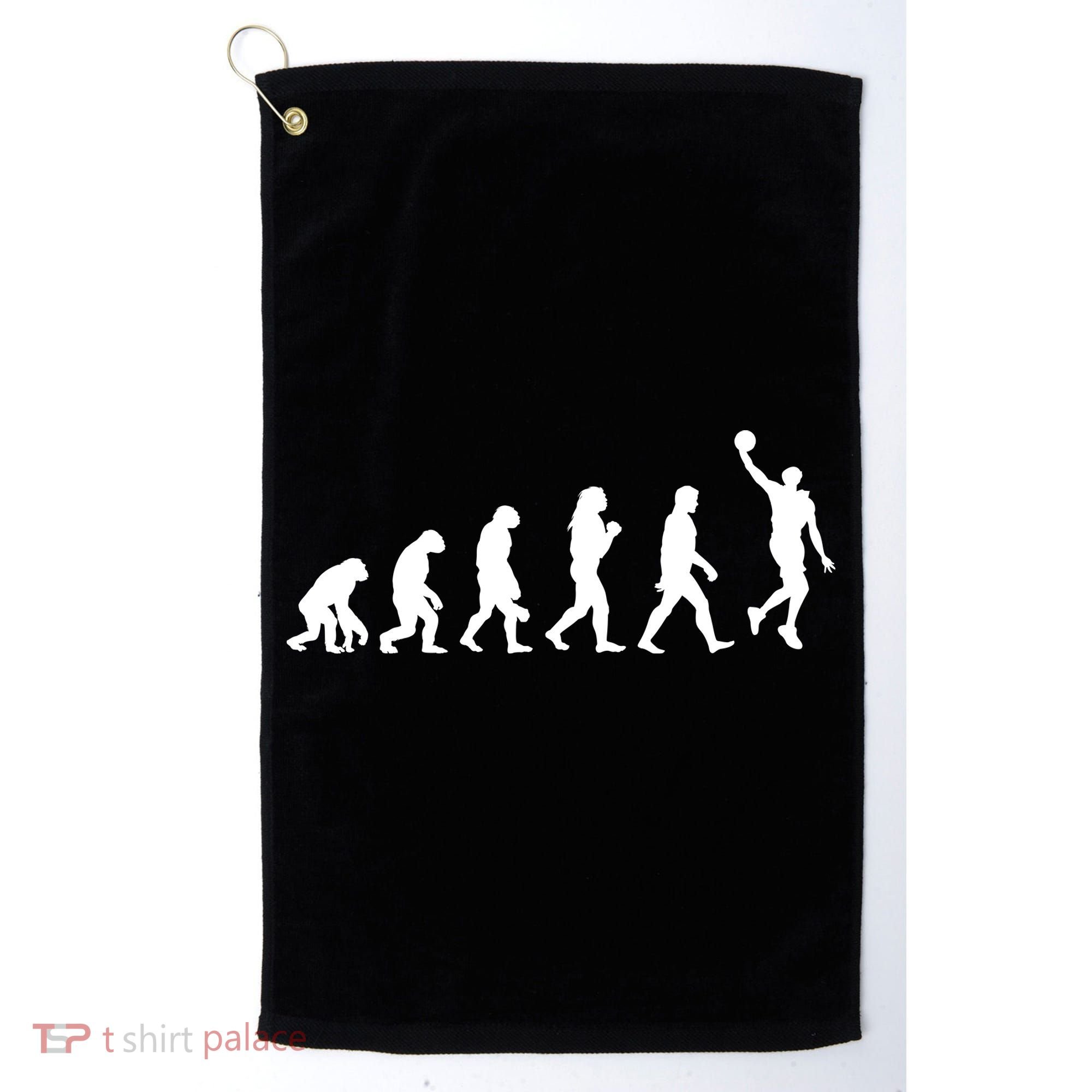 Basketball Evolution Golf Towel