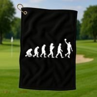 Basketball Evolution Golf Towel thumb 1