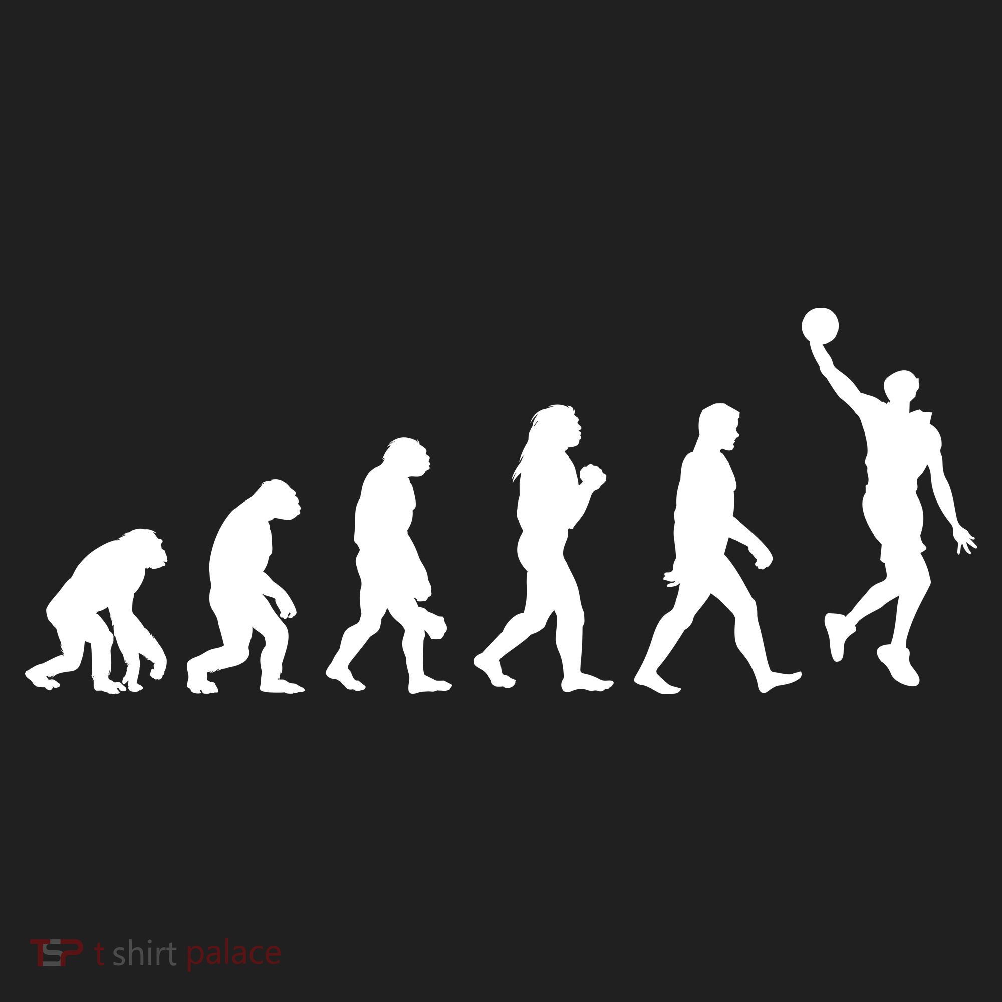 Basketball Evolution Golf Towel