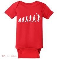 Basketball Evolution Baby Bodysuit thumb 0