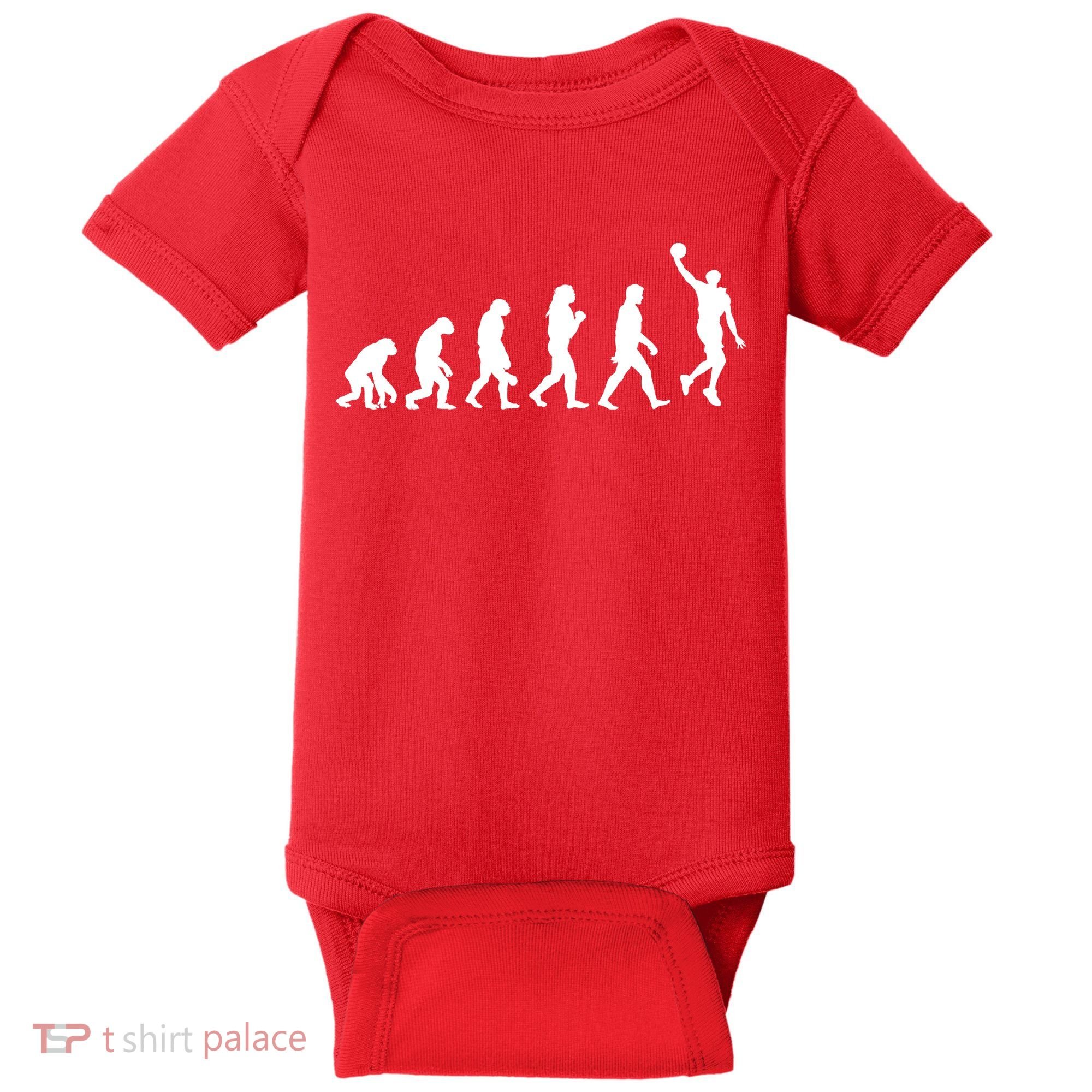 Basketball Evolution Baby Bodysuit