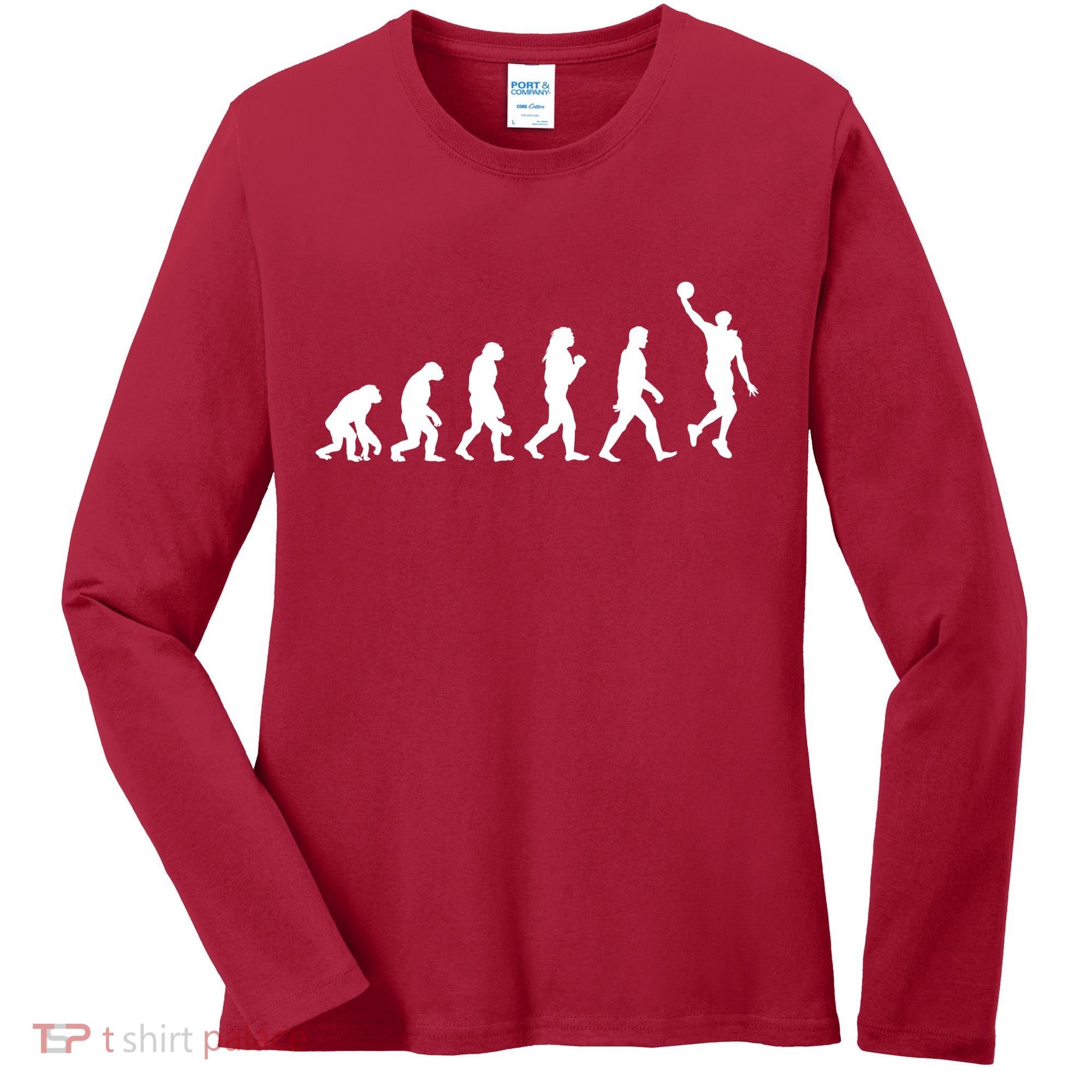 Basketball Evolution Women's Long Sleeve Shirt
