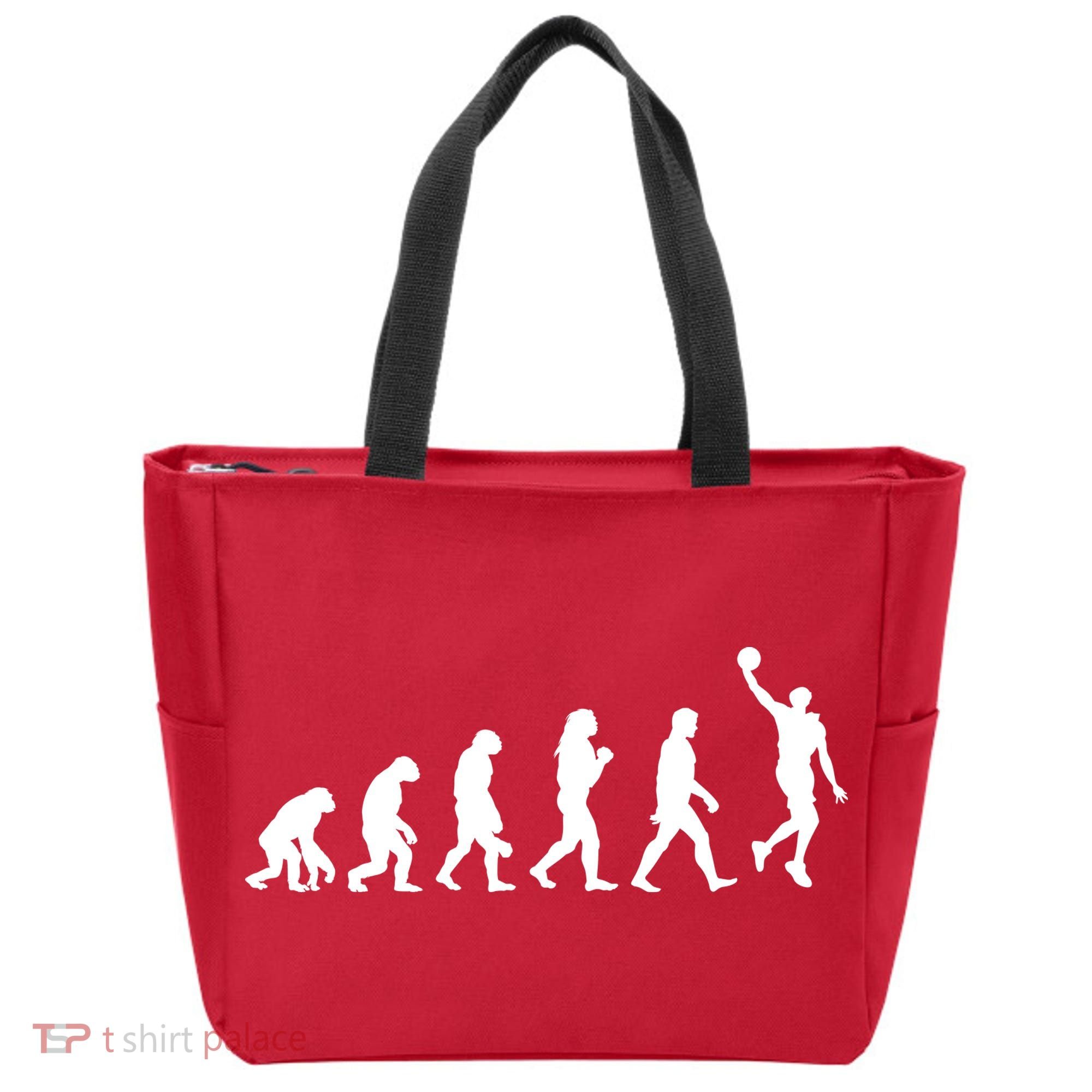 Basketball Evolution Tote Bag